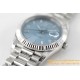 DayDate 40mm SS/SS Ice Blue Textured Dial TWS A2836