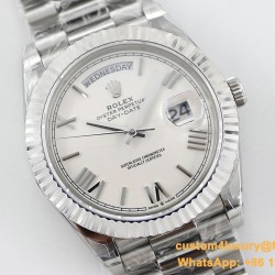 DayDate 228236 40mm SS/SS White Dial Rmn TWS A2836