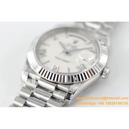 DayDate 228236 40mm SS/SS White Dial Rmn TWS A2836