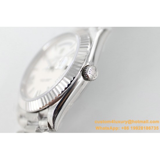 DayDate 228236 40mm SS/SS White Dial Rmn TWS A2836