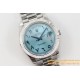 DayDate 228236 40mm SS/SS Ice Blue Dial Arabic TWS A2836