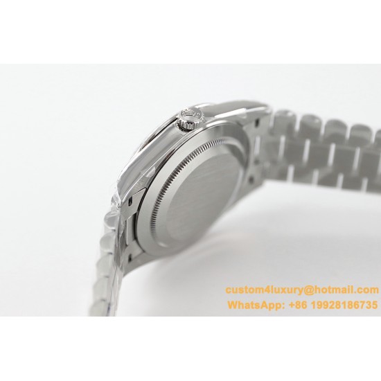 DayDate 228236 40mm SS/SS Ice Blue Dial Arabic TWS A2836