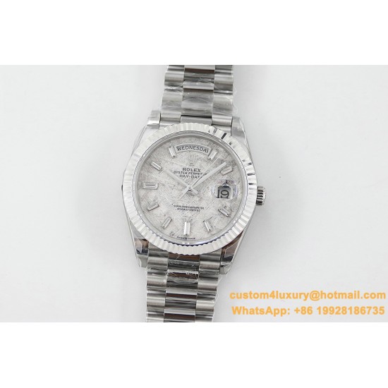 Rolex-DayDate  228239 40mm SS/SS Meteorite Dial TWS A2836