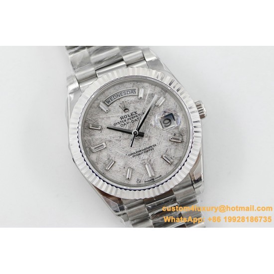 Rolex-DayDate  228239 40mm SS/SS Meteorite Dial TWS A2836