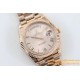 Rolex - DayDate 40mm Flt RG/RG Rose Gold Diam Rmn TWS A2836