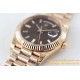 Rolex - DayDate 40mm Flt RG/RG Brown Baug. Diam TWS A2836