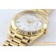 DayDate 228238 40mm YG/YG Silver Textured Dial TWS A2836