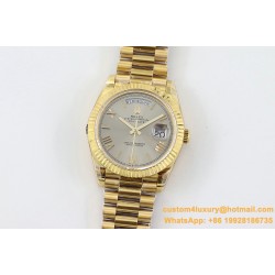 DayDate 228238 40mm YG/YG Grey Dial Rmn TWS A2836