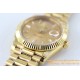 DayDate 228238 40mm YG/YG Gold Dial Baguette TWS A2836