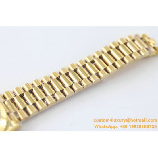 DayDate 228238 40mm YG/YG Gold Dial Baguette TWS A2836