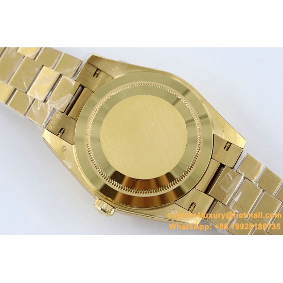 DayDate 228238 40mm YG/YG Gold Dial Baguette TWS A2836