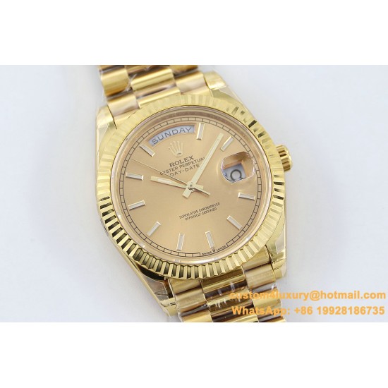 DayDate 228238 40mm YG/YG Gold Dial STK TWS A2836