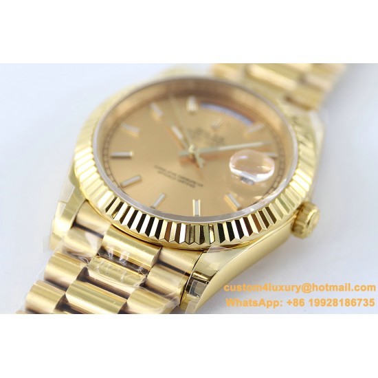 DayDate 228238 40mm YG/YG Gold Dial STK TWS A2836
