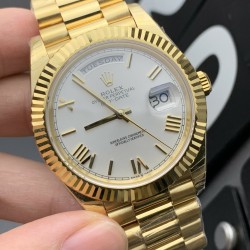 DayDate 40mm YG/YG Silver/Rmn EWF A2836