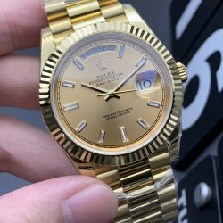 DayDate 40mm YG/YG Gold/Dia Baguette EWF A2836