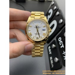 DayDate 40mm YG/YG White/Rmn EWF A2836