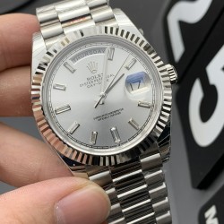 DayDate 40mm SS/SS Silver/Stk EWF A2836