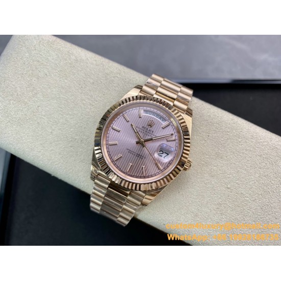 DayDate 228235 40mm RG/RG Gold Textured/Stk EWF V4 VR3255