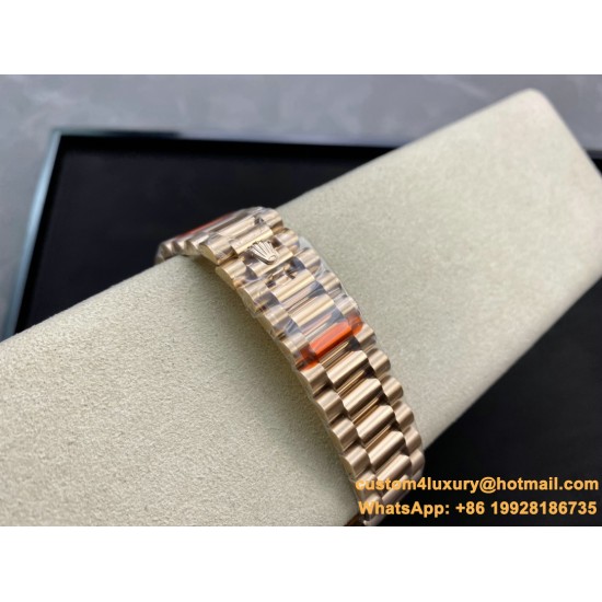 DayDate 228235 40mm RG/RG Gold Textured/Stk EWF V4 VR3255