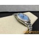 DayDate 228349 40mm Pres SS/SS Ice Blue/Dia EWF A3255