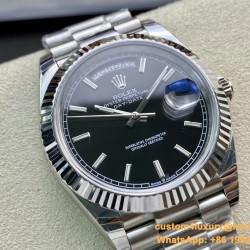 DayDate 228239 40mm SS/SS Black/Stk EWF V4 VR3255