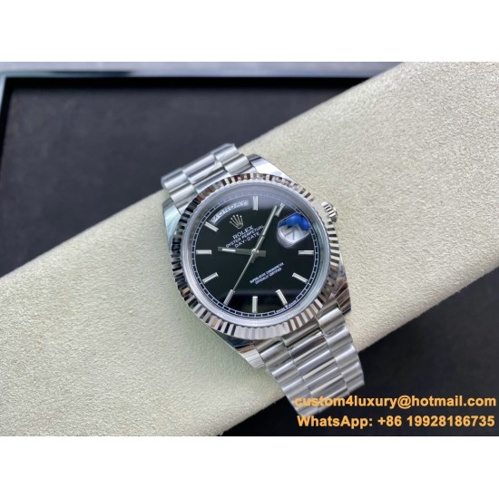 DayDate 228239 40mm SS/SS Black/Stk EWF V4 VR3255