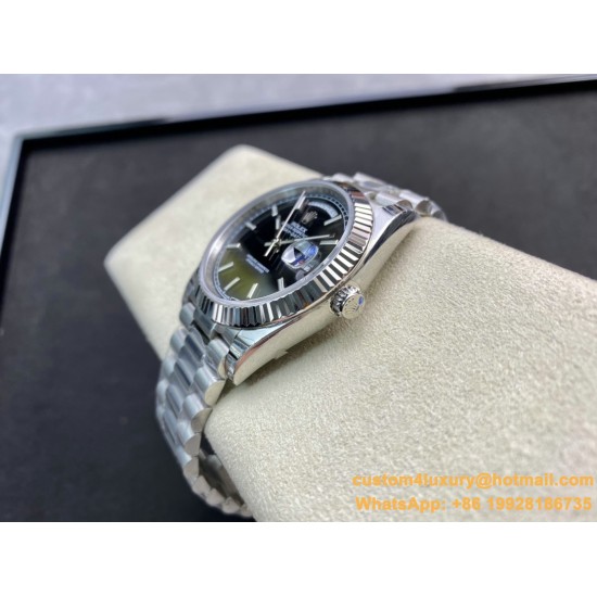 DayDate 228239 40mm SS/SS Black/Stk EWF V4 VR3255