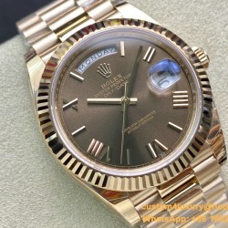 DayDate 228235 40mm RG/RG O Brown/Rmn EWF V4 VR3255