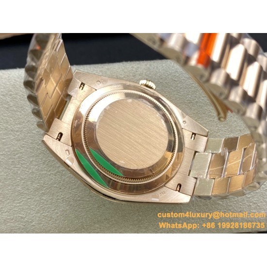 DayDate 228235 40mm RG/RG O Brown/Rmn EWF V4 VR3255