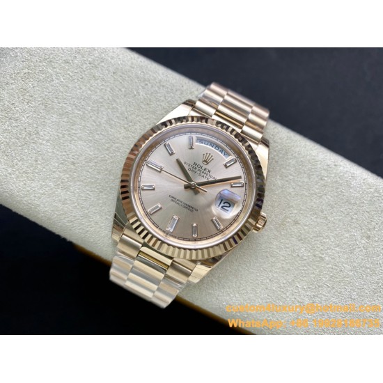 DayDate 228235 40mm RG/RG Rose Gold/Dia EWF VR3255