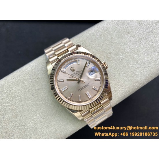 DayDate 228235 40mm RG/RG Rose Gold/Dia EWF VR3255
