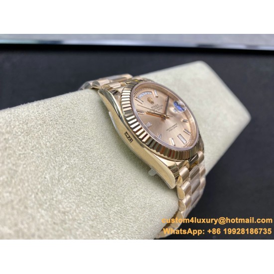 DayDate 228235 40mm RG/RG Rose Gold/Dia EWF VR3255