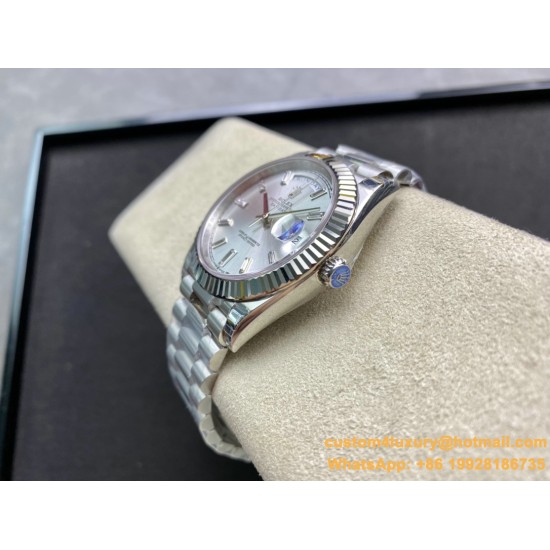 DayDate 228236 40mm SS/SS Silver/Dia EWF VR3255