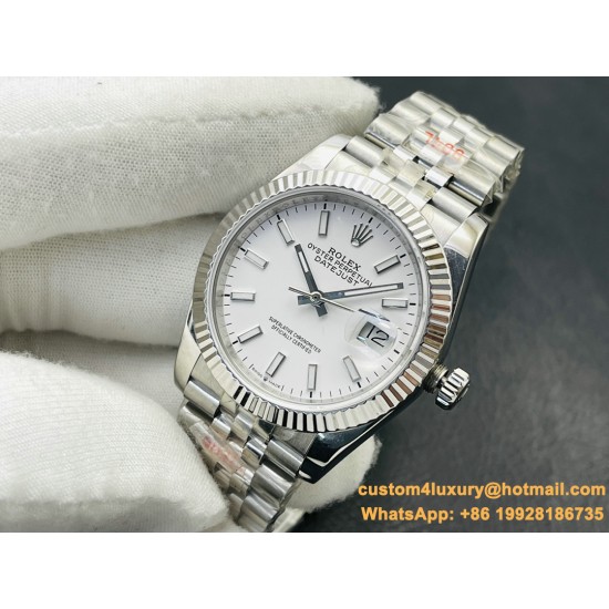 Datejust 126334 41mm Jub Flt 904L SS/SS White/Stk VRF VS3235