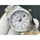 Datejust 126334 41mm Jub Flt 904L SS/SS White/Stk VRF VS3235